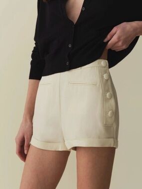 DOEN Avon Cuffed Sailor Shorts Limonata 10